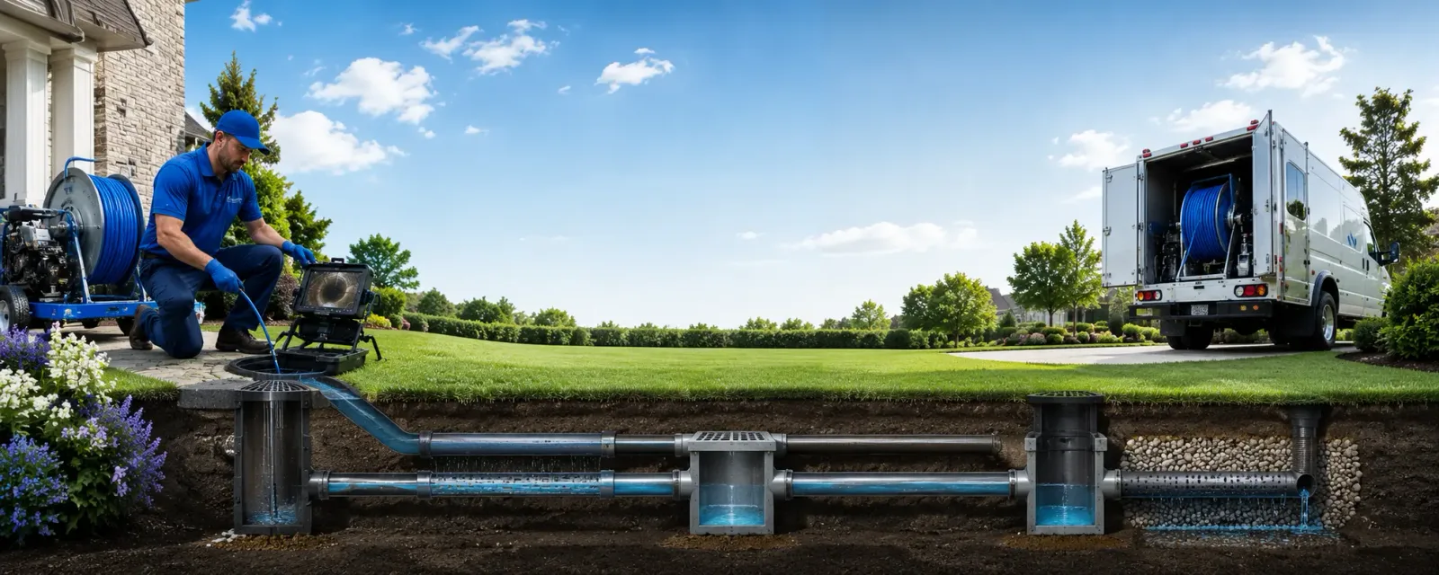 Outdoor drain cleaning information for Rosebush, MI